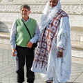 A colourful tourist at Arc de Triomphe - what great shoes!